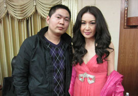 广州豪门国际与明星合影